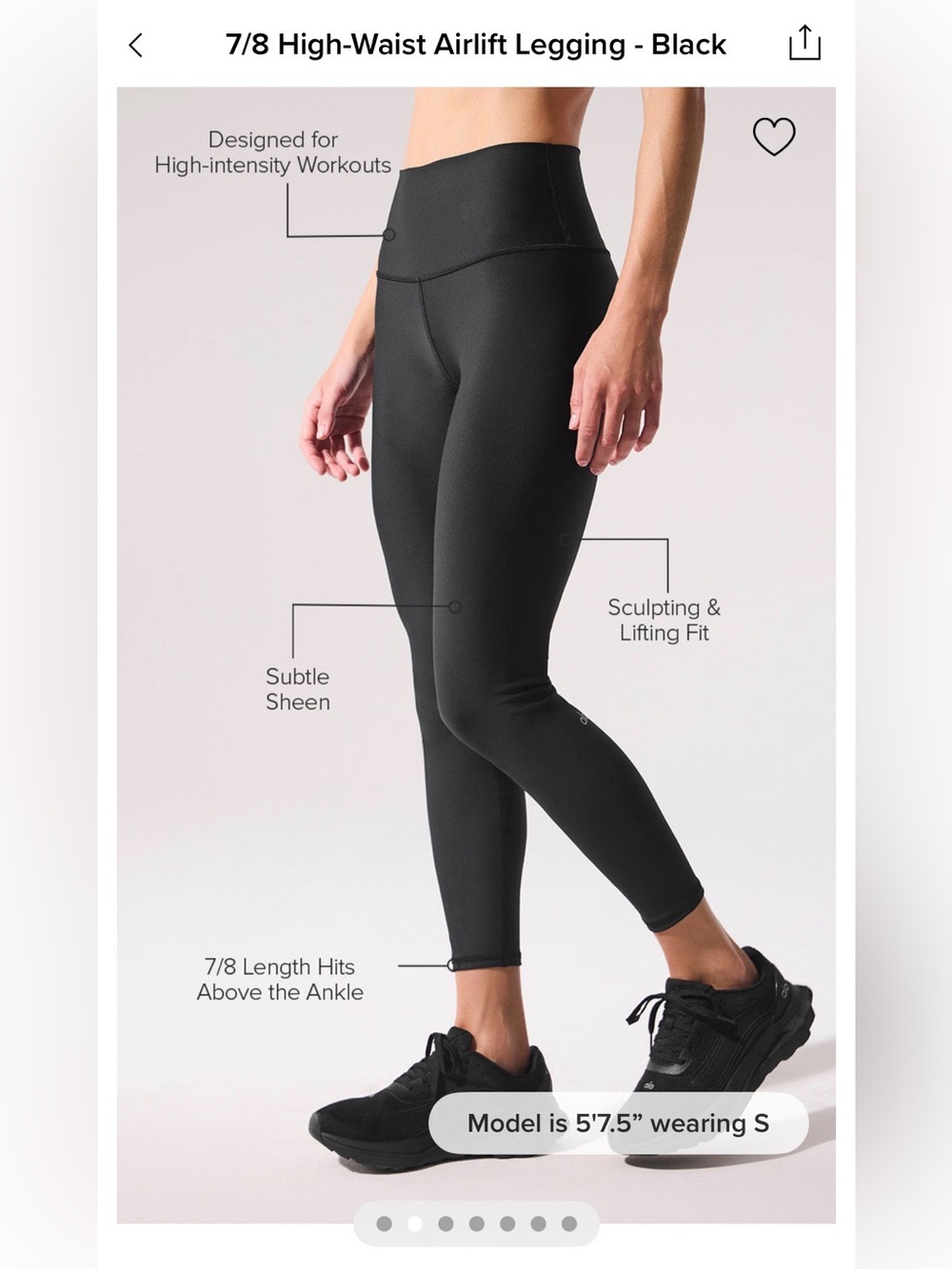 ALO 7/8 Arilift leggings